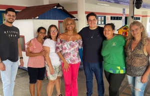 Visita à CMEI Professora Marília Inês Pedrollo Salomoni no Bairro Santa Terezinha